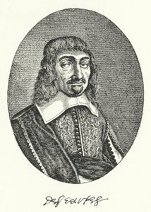 Rene Descartes, francuski filozof (grafika) autorstwa German School