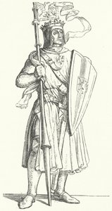 Rudolf Habsburg, król Niemiec (rycina) autorstwa German School