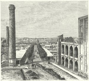 Samarkanda (grawerowanie) autorstwa German School