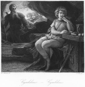 Scena z cymbeliny autorstwa German School