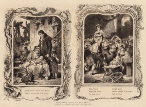 „Pieśń dzwonka” Schillera (rycina) autorstwa German School