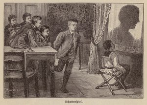Gra cieni (grawerowanie) autorstwa German School