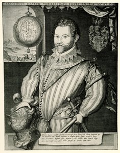 Sir Francis Drake autorstwa German School