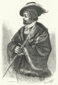Sir Thomas, Lord Fairfax, głównodowodzący armii parlamentarnej w angielskiej wojnie domowej (rycina) autorstwa German School