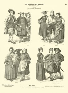 Stroje szwajcarskie, koniec XVIII wieku (rycina) autorstwa German School