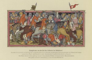 Bitwa pod Muhldorf, 1322 autorstwa German School