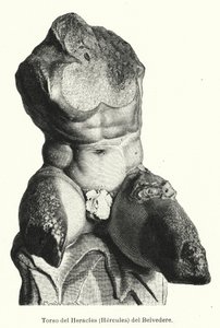 Belvedere Torso, rzymska rzeźba, tradycyjnie uważana za przedstawienie Herkulesa (litos) autorstwa German School