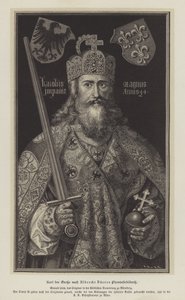 Cesarz Karol Wielki (rycina) autorstwa German School