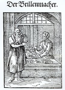 The Glasses Maker, wyd. Hartman Schopper autorstwa German School