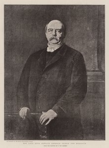 Późny książę Otto Edward Leopold von Bismarck (lito) autorstwa German School