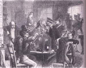 Prusacy w Wersalu, Cassells Historia wojny między Francją a Niemcami opublikowana przez Cassell and Company Limited, c.1890 (lito) autorstwa German School
