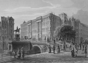 Pałac Królewski w Berlinie (staloryt) autorstwa German School