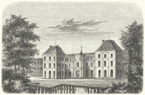 Pałac Tuileries, Paryż, 1799 (rycina) autorstwa German School