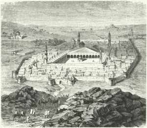Miasto Medina, Arabia (rycina) autorstwa German School