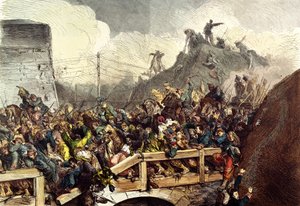 Pokonane wojska francuskie w bitwie pod Sedanem, 1 września 1870 r.