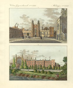 Szkoła Eton (kolorowy grawerunek) autorstwa German School