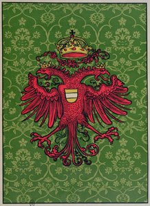 Dwugłowy orzeł Maksymiliana I (1459-1519) autorstwa German School