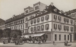 Teatr Cafe, Goldner Schild (lito) autorstwa German School
