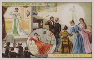 Teatr w 2000 roku (chromolitho) autorstwa German School