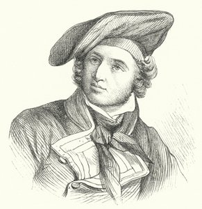 Tomas de Zumalacarregui, baskijski hiszpański generał karlistów (grafika) autorstwa German School