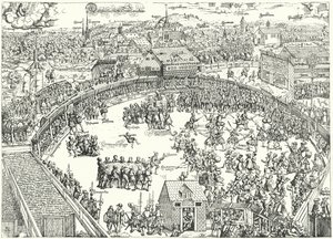Turniej w Zwickau, sierpień 1573 autorstwa German School