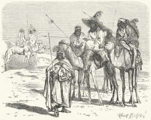 Tuaregowie (grawerowanie) autorstwa German School