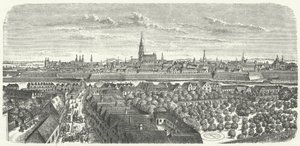 Wiedeń w połowie XVII wieku (rycina) autorstwa German School