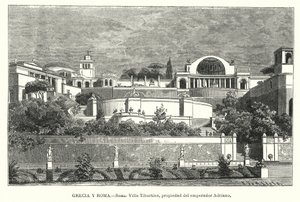 Willa cesarza rzymskiego Hadriana, Tivoli, Włochy (lito) autorstwa German School
