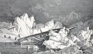 Wrak Hanzy, wyd. Londyn 1874 autorstwa German School
