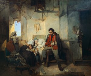 Powrót rannego żołnierza — Gerolamo Induno