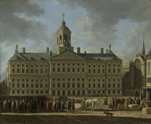 Ratusz na placu Dam, Amsterdam, 1672