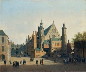 Widok na Binnennhof w Hadze
