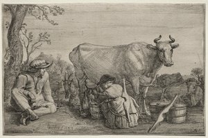 Dojarka autorstwa Gerrit Claesz. Bleker
