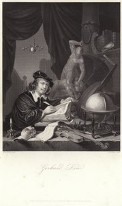 Portret Gerrita Dou autorstwa Gerrit Dou