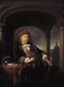Autoportret w wieku pięćdziesięciu lat autorstwa Gerrit Dou