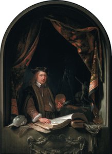Autoportret Gerarda Dou (1613-1675) autorstwa Gerrit Dou
