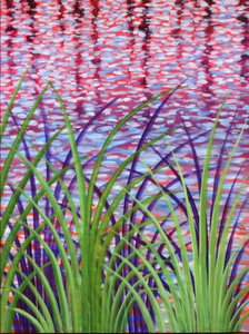 Creek Reeds 08, 2014 (akryl na płótnie)