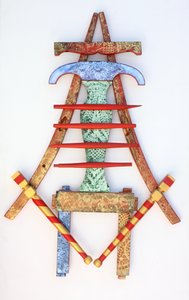 Enlightened Dining Chair 07, 2010 (akryl na drewnie) autorstwa Gerrit Greve