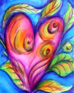 G Hearts 03, 2016 (akryl na płótnie) autorstwa Gerrit Greve