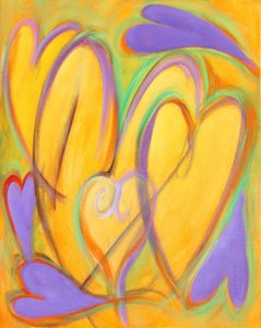 G Hearts 11, 2016 (akryl na płótnie)