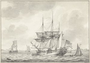 Amerykański statek Harmony Baltimore autorstwa Gerrit Groenewegen