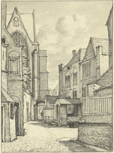 St. Janskerk lub Grote Kerk w Gouda autorstwa Gerrit Lamberts