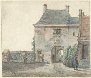 Brama zamku Heemstede autorstwa Gerrit Lamberts