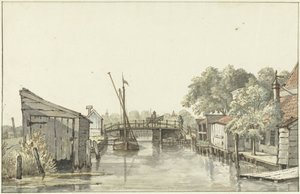 Widok Ringdijk na Schulpbrug, patrząc w stronę Utrechtu Amstel
