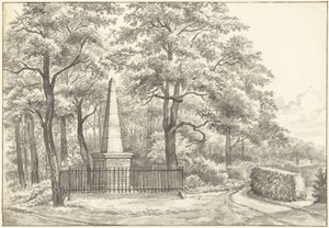 Pomnik Witte van Haemstede, ufundowany w 1817 roku przez Davida Jacoba van Lennepa w Huis te Manpad w Heemstede