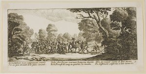 Discovery of the Criminal Soldiers, płyta dziewiąta z The Large Miseries of War autorstwa Gerrit Lucasz van Schagen