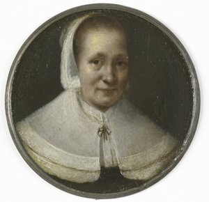 Portret pięćdziesięcioletniej kobiety autorstwa Gerrit Lundens