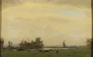 Krajobraz Łąka nad Spaarne autorstwa Gerrit Willem Dijsselhof