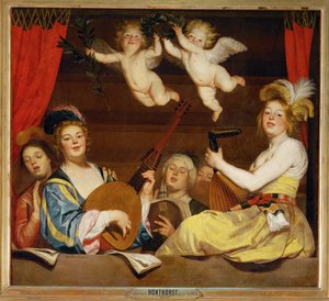 Koncert ... autorstwa Gerrit van Honthorst