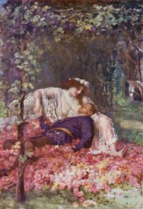 The Wanton Lady (kolorowa litografia)